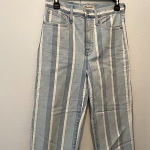 Madewell Striped Jean